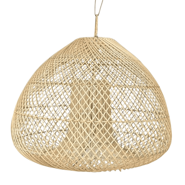 suspension en rotin Amed