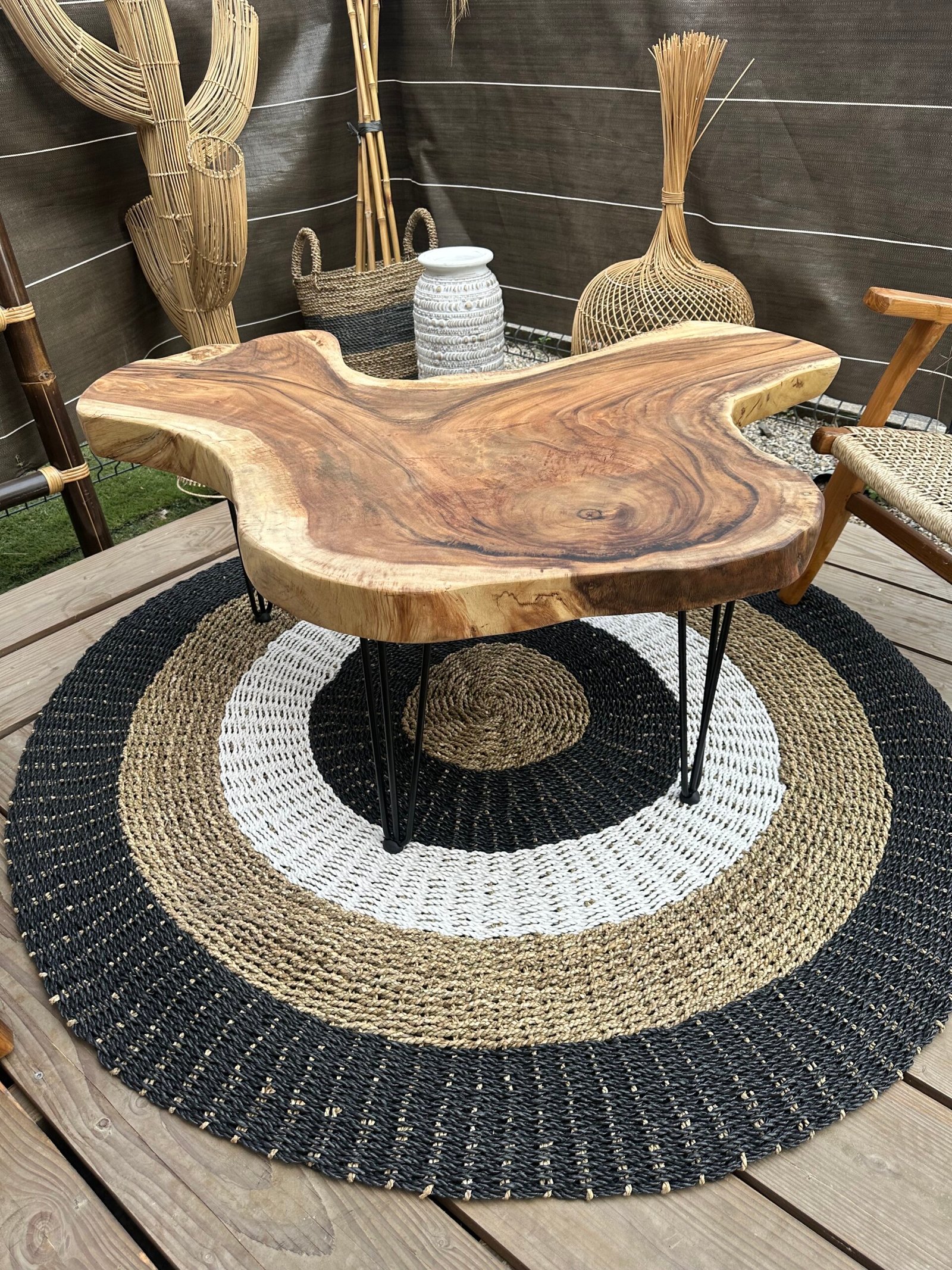 table basse en bois de suar