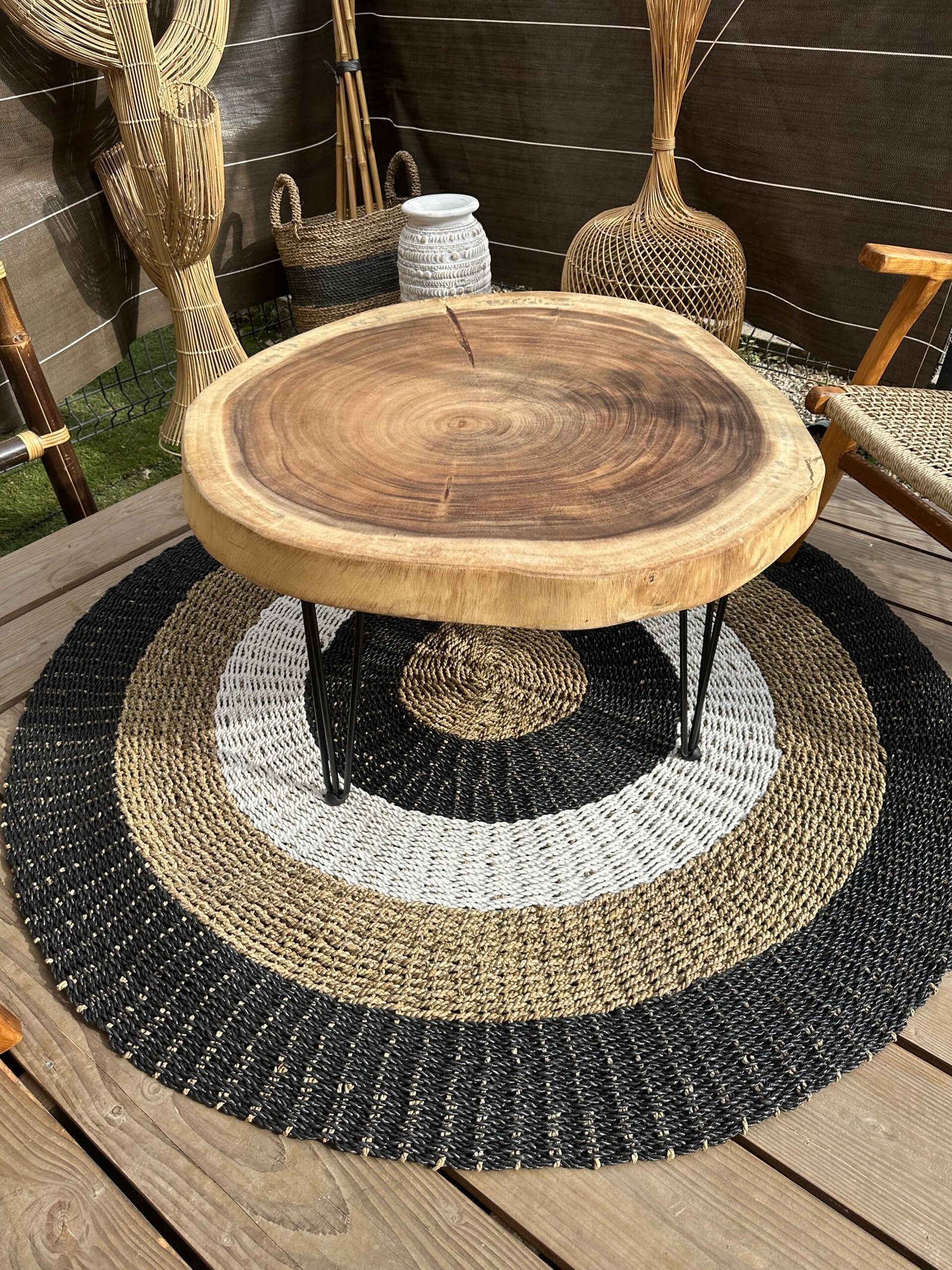 table basse en bois de suar
