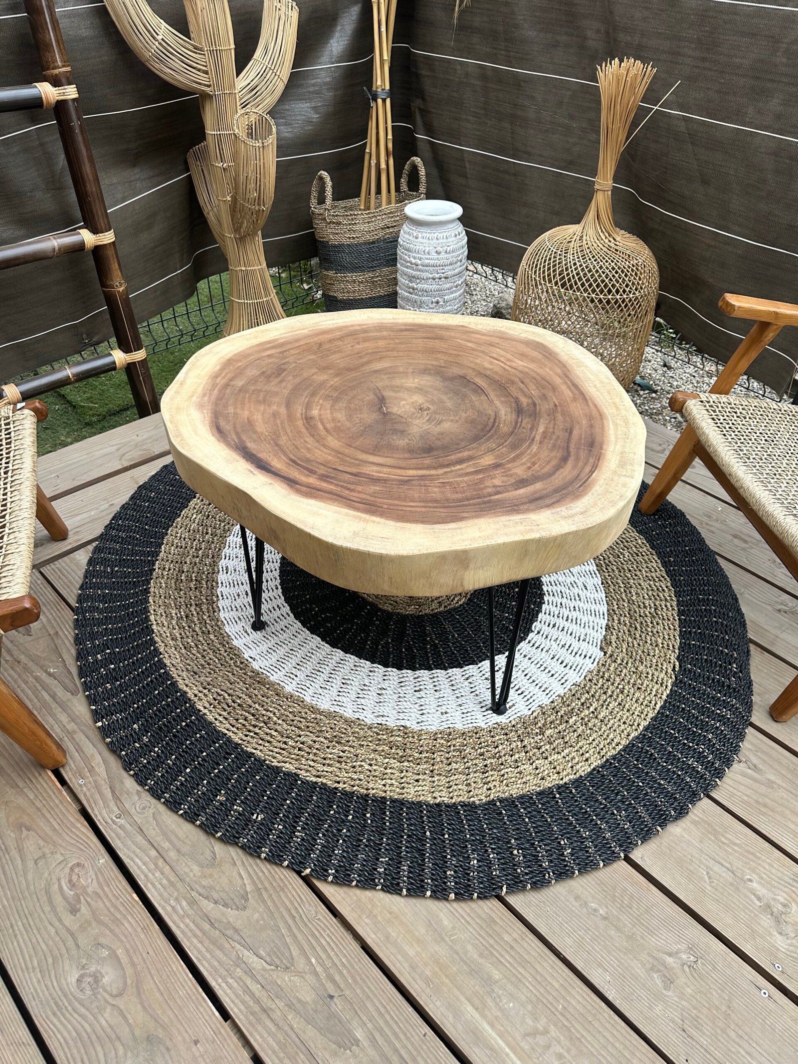 table basse en bois de suar