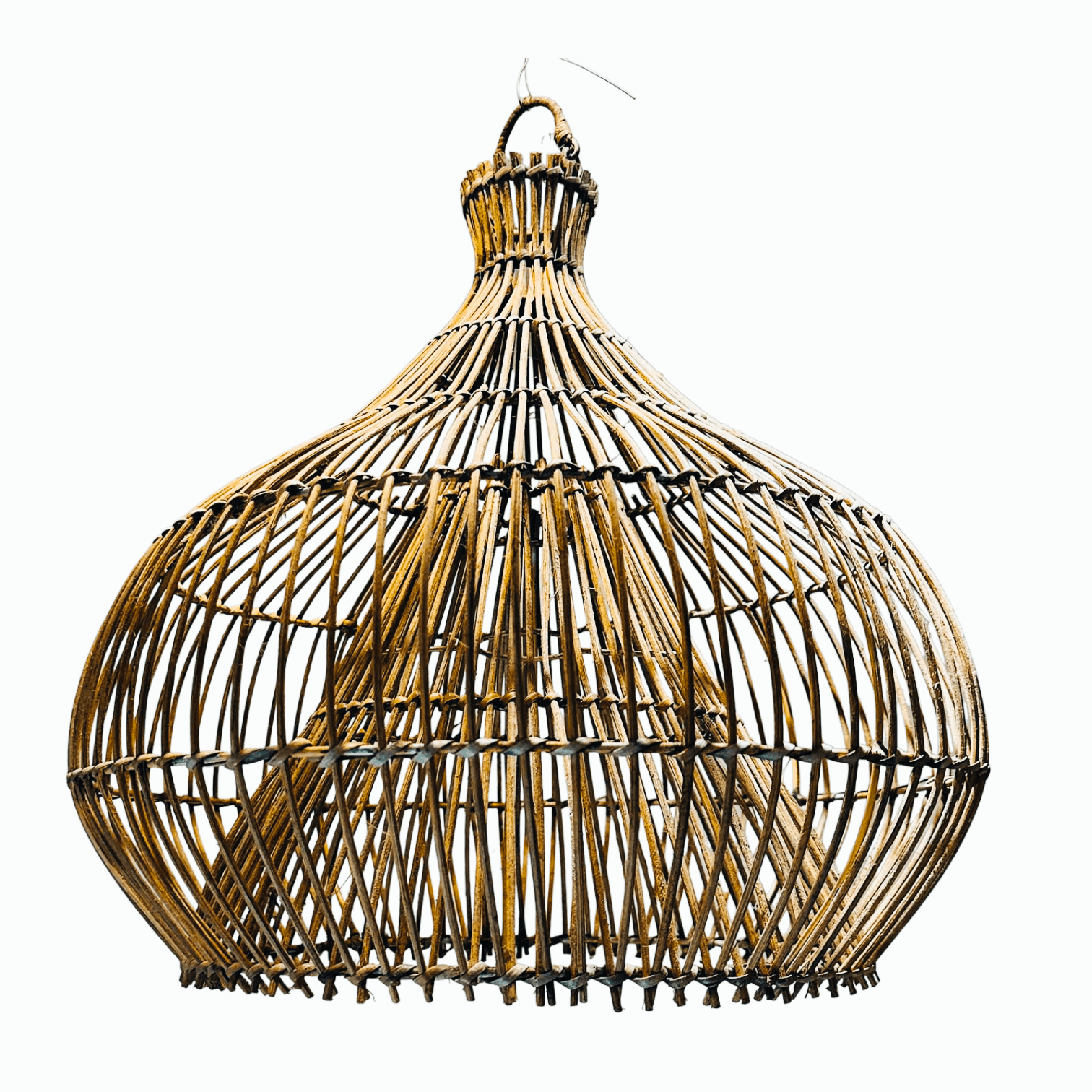 Suspension Buleleng en rotin naturel