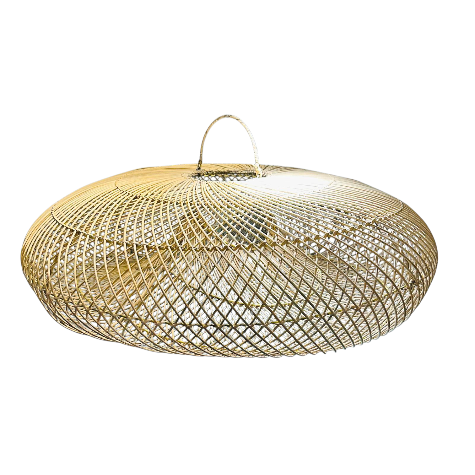 suspension Tuban en rotin naturel