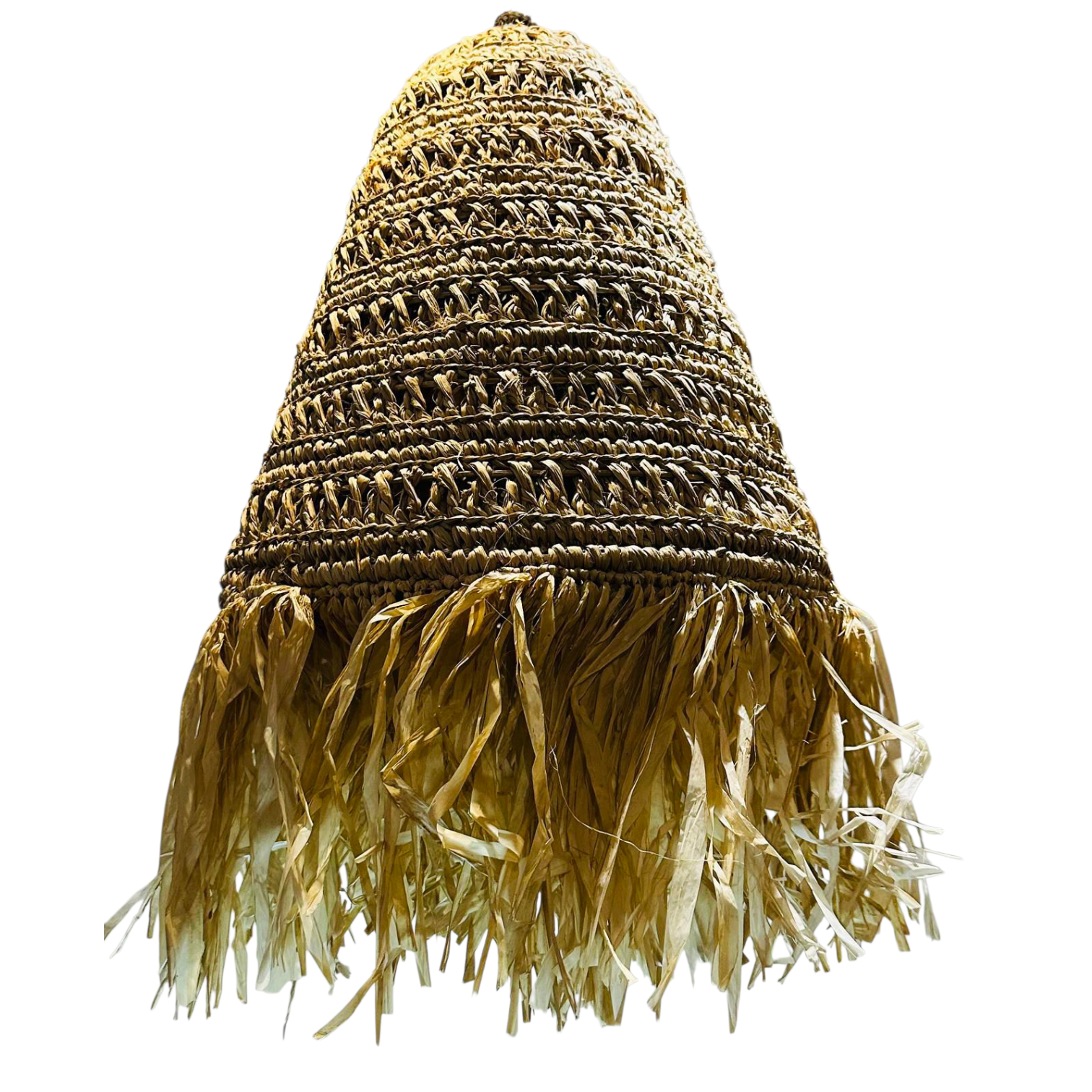 suspension Cemagi en raphia naturel